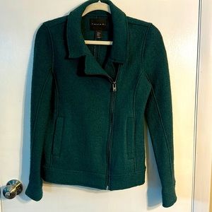 Hunter Green Fall Crop Jacket Size XS